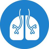 Pulmonology Multi Color Circle Icon vector
