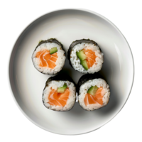 sushi på isolerat bakgrund png