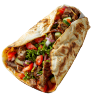 Taco on isolated background png