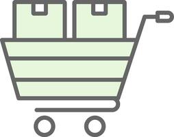 Cart Fillay Icon Design vector