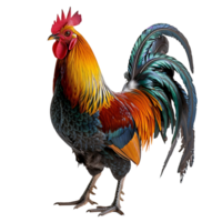 Rooster on isolated background png