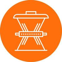 Waste Reduction Multi Color Circle Icon vector