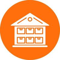 Storage Multi Color Circle Icon vector