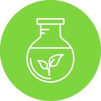 Green Chemistry Multi Color Circle Icon vector