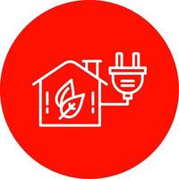 Energy Efficiency Multi Color Circle Icon vector