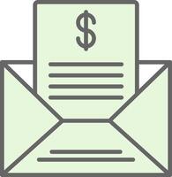 Mailing Lists Fillay Icon Design vector