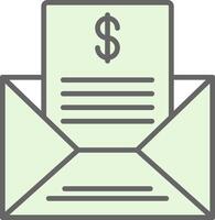 Mailing Lists Fillay Icon Design vector