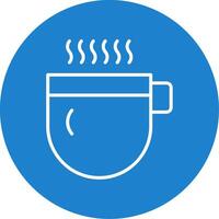 Hot Beverage Multi Color Circle Icon vector