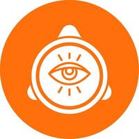 Eye Of Providence Multi Color Circle Icon vector