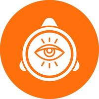 Eye Of Providence Multi Color Circle Icon vector