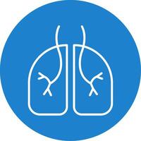 Pulmonology Multi Color Circle Icon vector