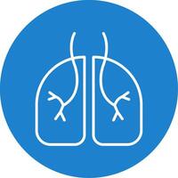 Pulmonology Multi Color Circle Icon vector