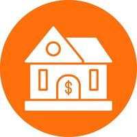 Buying Home Multi Color Circle Icon vector