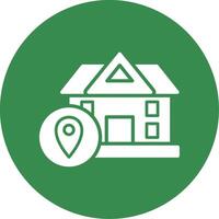 Location Multi Color Circle Icon vector