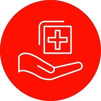 Medical Suppot Multi Color Circle Icon vector