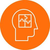 Psychiatry Multi Color Circle Icon vector