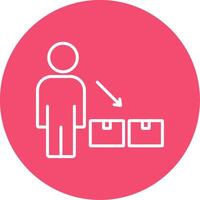Your Product Multi Color Circle Icon vector