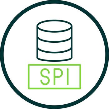 sql bases de datos línea circulo icono diseño vector