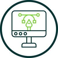 Design Line Circle Icon Design vector
