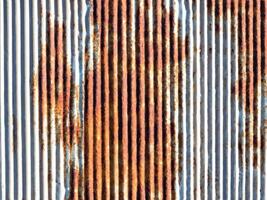 rusty metal texture with cracks and scratches photo