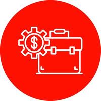 Investment Portfolio Multi Color Circle Icon vector