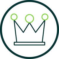 High Quality Content Line Circle Icon Design vector