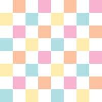 Pastel checkered pattern checkerboard background chessboard seamless pattern vector