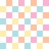 Pastel checkered pattern checkerboard background chessboard seamless pattern vector