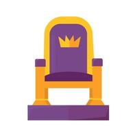 Throne icon clipart avatar logotype isolated illustration vector