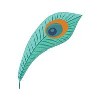 pavo real pluma icono clipart avatar logotipo aislado ilustración vector