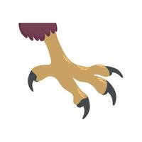 águila garra icono clipart avatar logotipo aislado ilustración vector