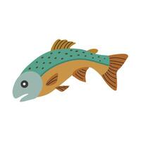 Speckled trout icon clipart avatar logotype isolated illustration vector
