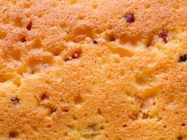 sponge cake texture close up photo