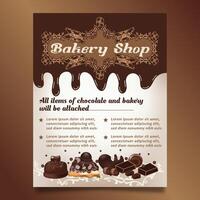 Cake banner design vector