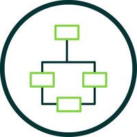 Infographic Elements Line Circle Icon Design vector