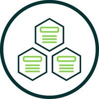 Infographic Elements Line Circle Icon Design vector