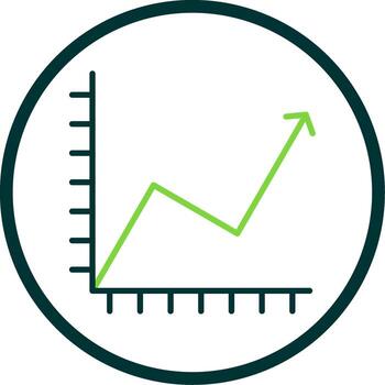 Line Circle Multi Circle Chart Line Circle Icon Design vector