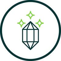 Quartz Line Circle Icon Design vector