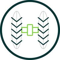 Wheel Alignment Line Circle Icon Design vector