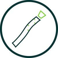 Miswak Line Circle Icon Design vector