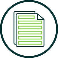 File Line Circle Icon Design vector