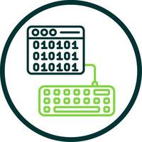 Browser Line Circle Icon Design vector