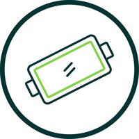 Baking Tray Line Circle Icon Design vector