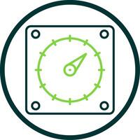 Timer Line Circle Icon Design vector