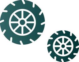 Tires Glyph Gradient Icon vector
