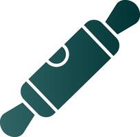 Rolling Pin Glyph Gradient Icon vector