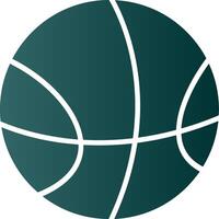 Basketball Glyph Gradient Icon vector