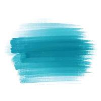 Modern ink paint blue brush stroke splatter design vector