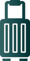 Suitcase Glyph Gradient Icon vector