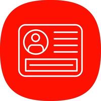 Pass Line Curve Icon Design vector